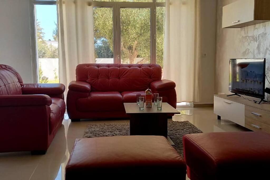 Magnifique Villa Avec Piscine Sur L'Ile De Djerba Pour Vacances Arkou Eksteriør bilde